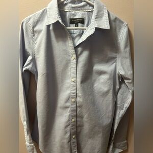 Banana Republic Women's Light blue Oxford Button Down Shirt